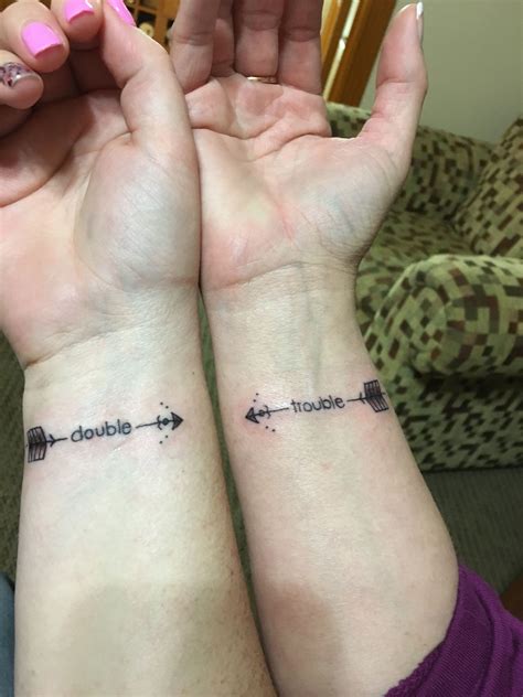 Best Friend Tattoos Double Trouble