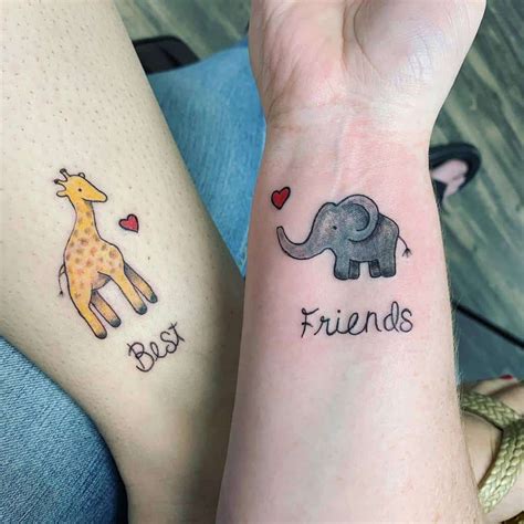 Best Friend Tattoos Elephant
