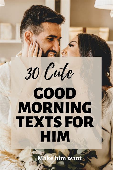 Best Good Morning Text For Him