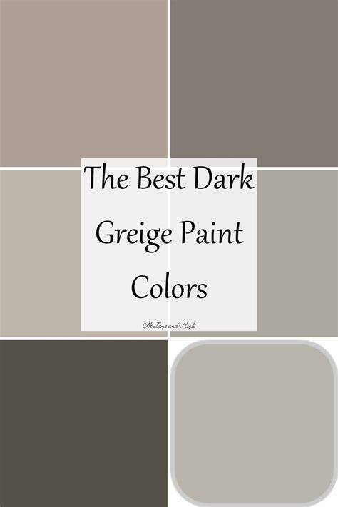 Best Greige Paint Color For Dark Room