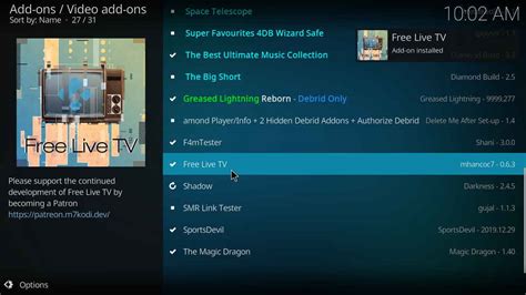 Best Live Tv Addon For Matrix