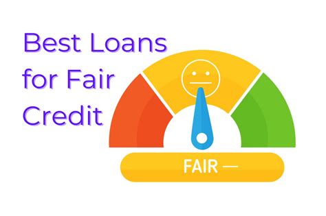 Best Loans For Fair Credit Rating