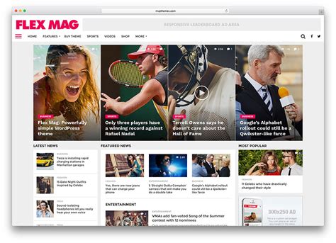 Best Magazine Template Wordpress