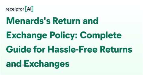 Best Menards Return Policy Tips And Guide