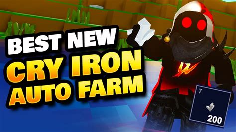 Best New Cry Iron Auto Farm in Roblox Islands - YouTube
