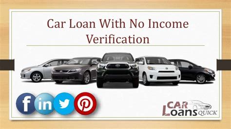 Best No Income Verification Car Loan