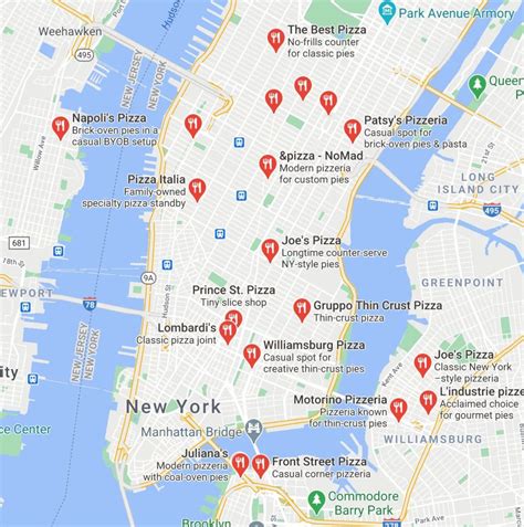 NYC Pizza Review Map barstoolsports