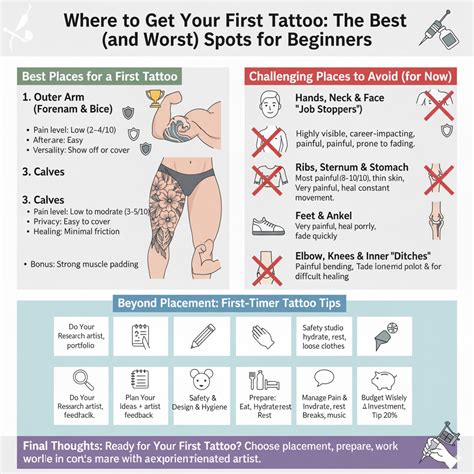 Best Place To Get Your First Tattoo
