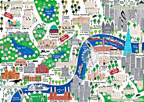 London Top Tourist Attractions Map