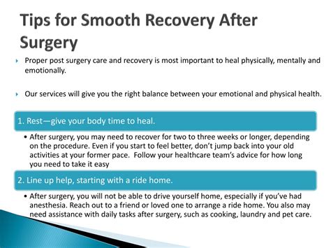 Best Practices for a Smooth Recovery