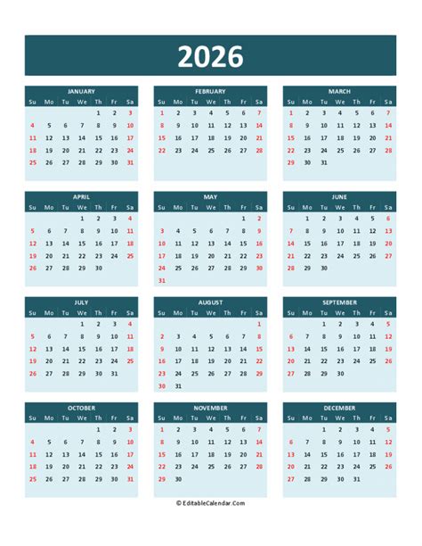Best Printable Pdf Calendar 2026 Tips And Guide