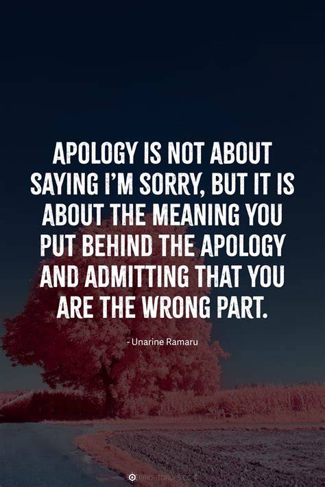 Best Quotes To Say Sorry