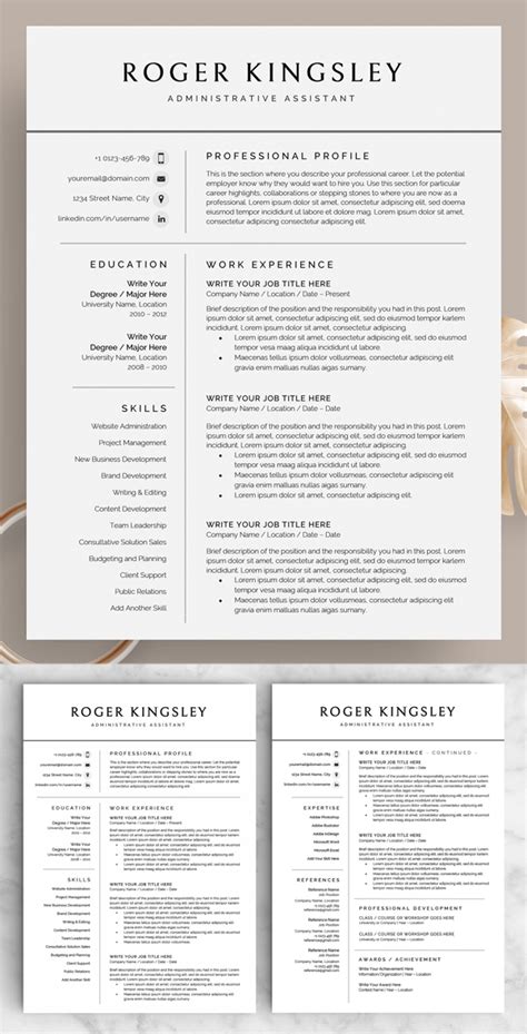 Best Resume Templates 2020 Free