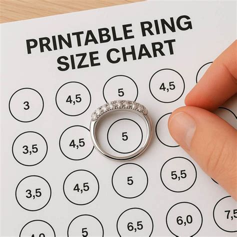 Best Ring Sizing Chart Printable Tips And Guide