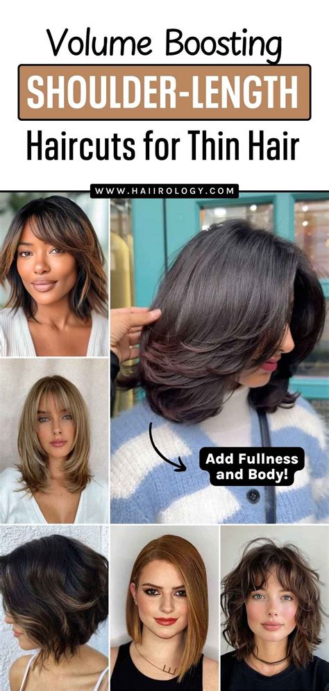 Best Shoulder Length Haircuts to Add Volume