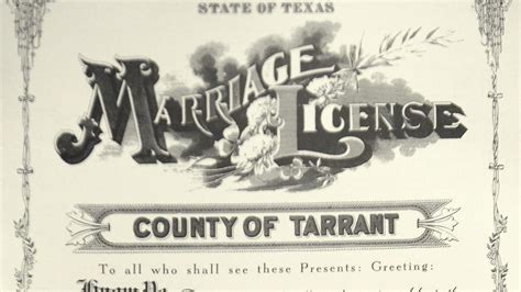 Best Tarrant County Marriage License