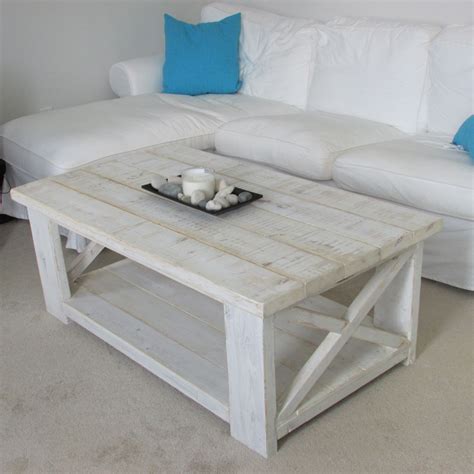 Best Ways To Rustic White Wash Coffee Table