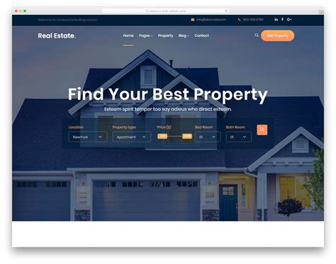 Best Website Templates For Real Estate