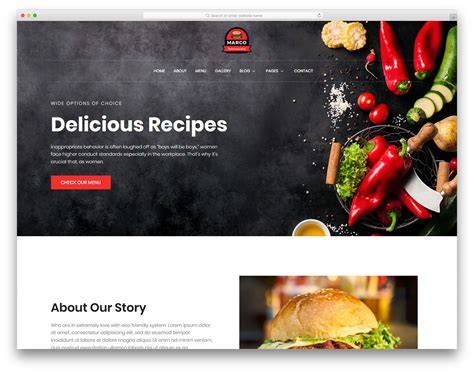 Best Website Templates For Restaurants