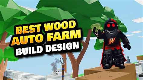 Best Wood Auto Farm Build Design in Roblox Islands - YouTube
