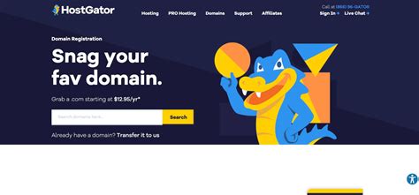 Best with Domain Registration: HostGator