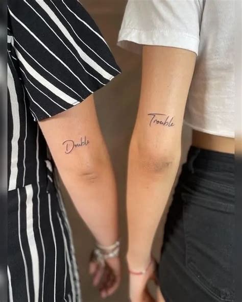Bestie Unique Best Friend Tattoos For 2
