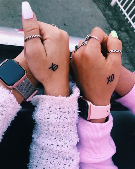 Besties Matching Tattoos