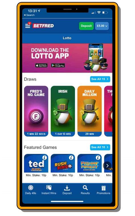 Betfred Lotto App