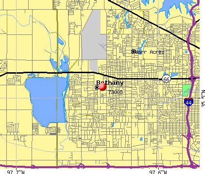 Map Of Zip Codes In Oklahoma Editable Central Oklahoma City, OK Map