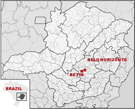 Mapa de Betim MG