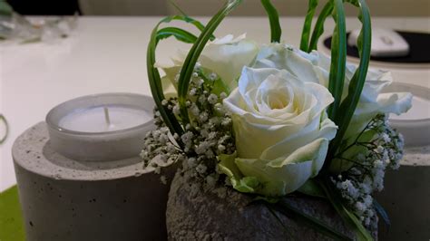 Natürlich dekorieren mit Beton