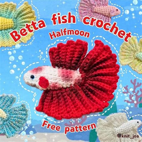 Betta Fish Crochet Pattern