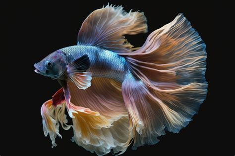 Betta Fish Swims Sideways