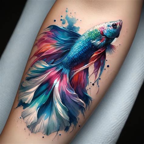 Betta Fish Tattoos