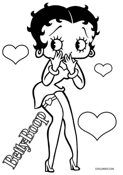 Betty Boop Coloring Page
