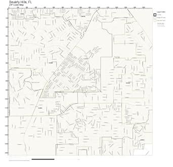 Beverly Hills Zip Code Map Map