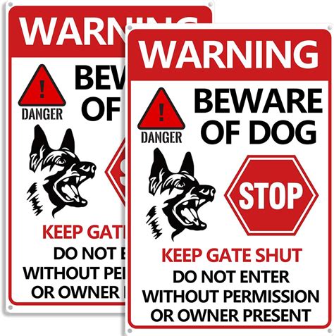 Beware of Dog Signs