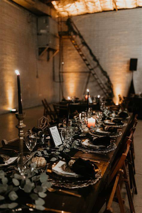 Bewitching Halloween Wedding Reception
