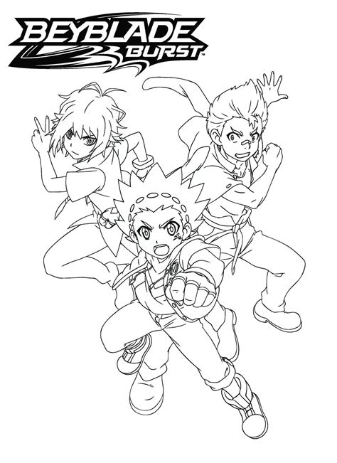 Beyblade Color Pages