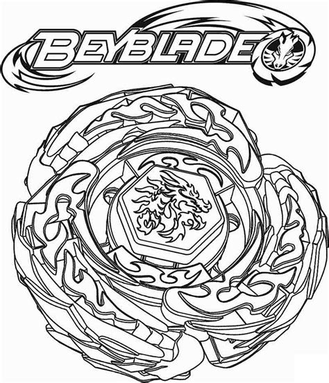 Beyblade Printables Coloring Pages