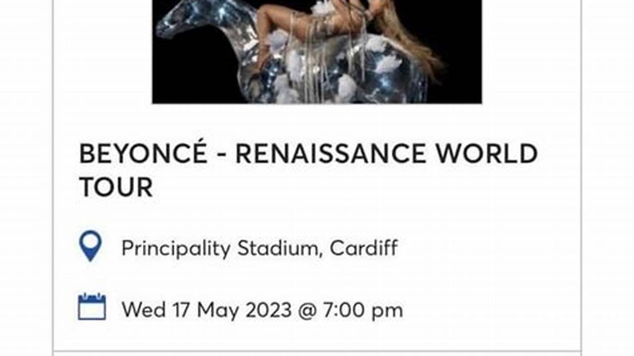 Beyonce Concert Tickets Price 2024