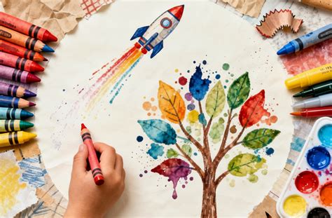 Beyond Crayons: Exploring Different Coloring Mediums
