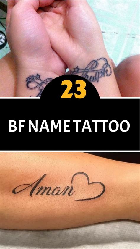 Bf Name Tattoo Ideas