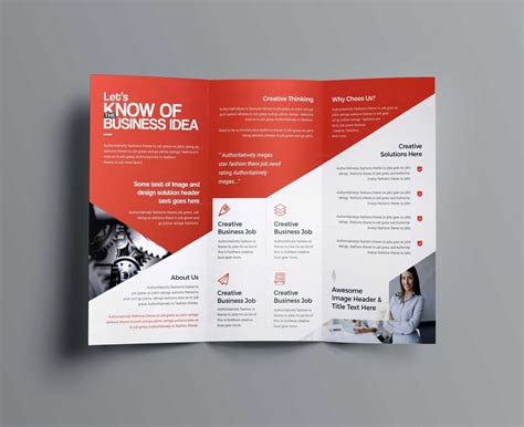 Bi Fold Brochure Template Indesign