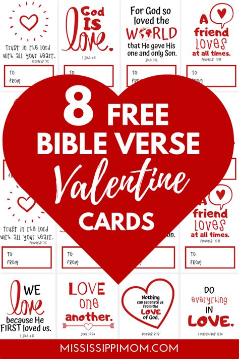 Bible Verse For Valentine's Day Printable