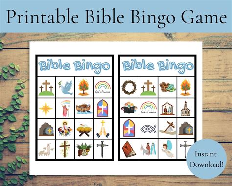 Bible Bingo Printable