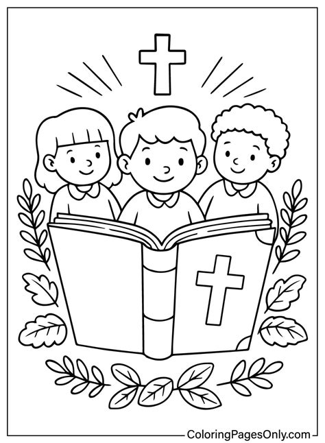 Bible Book Coloring Page