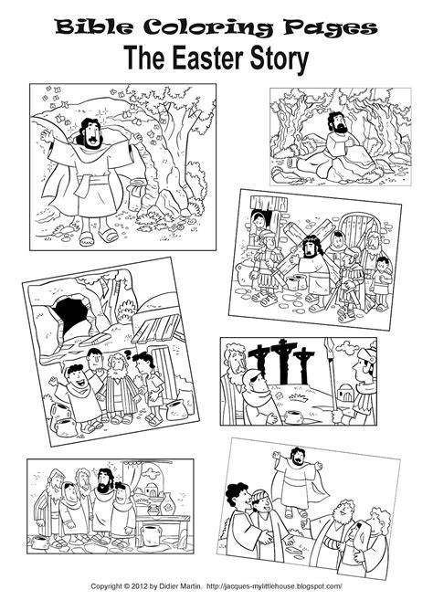 Bible Coloring Pages For Easter
