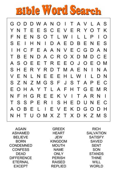 Bible Puzzle Games Printable