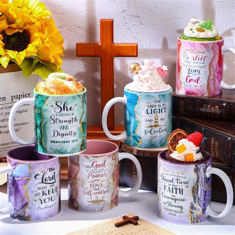 Bible Verse Coffee Mug Set